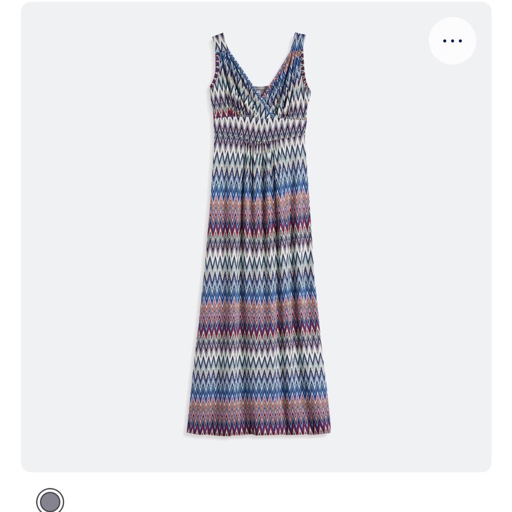 Chevron Patterned Maxi Dress